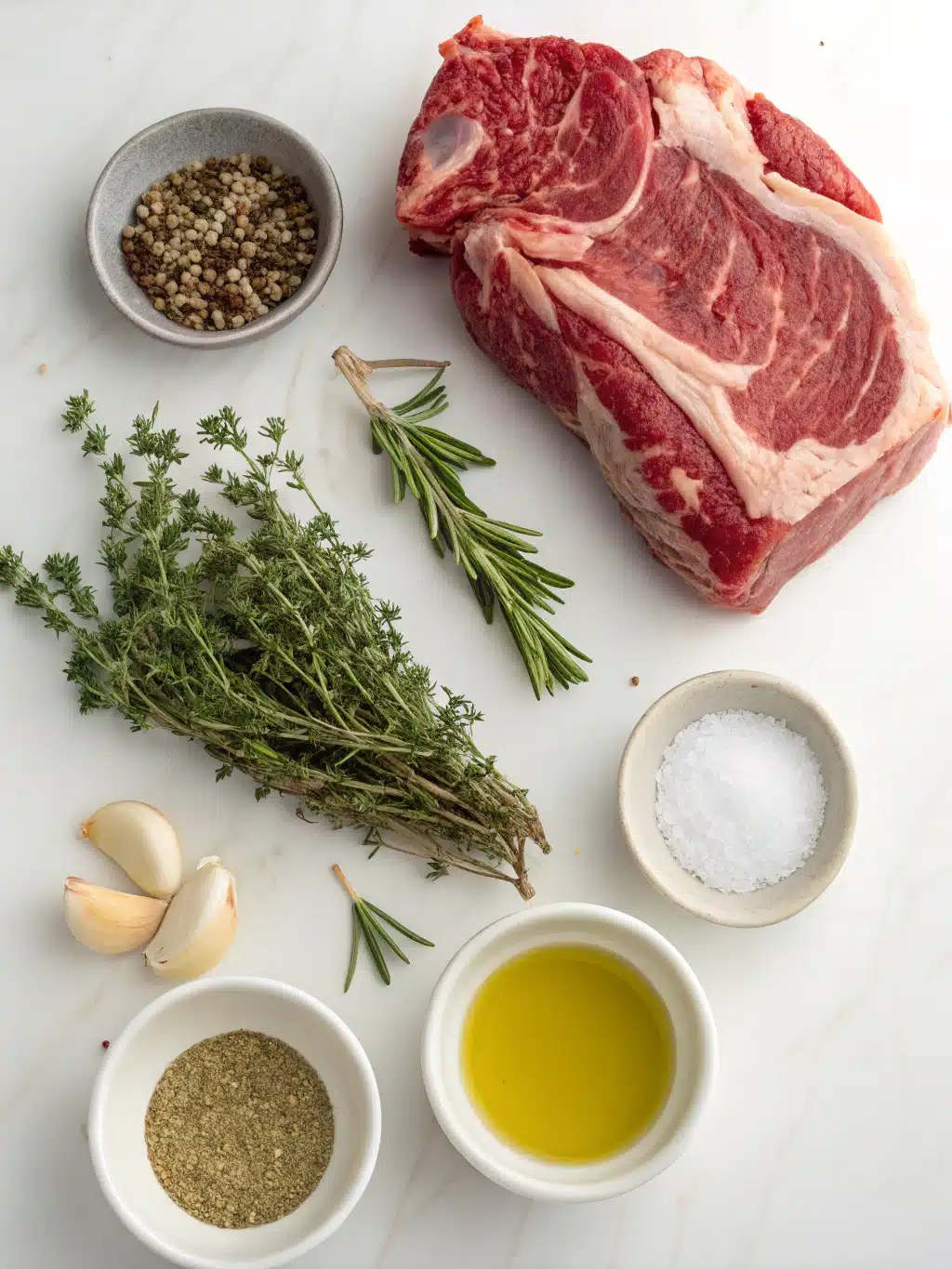 Sous Vide Rib Roast Ingredients