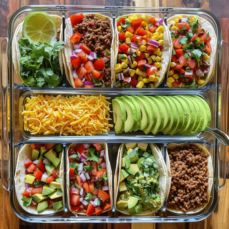 Beef Taco Meal Prep