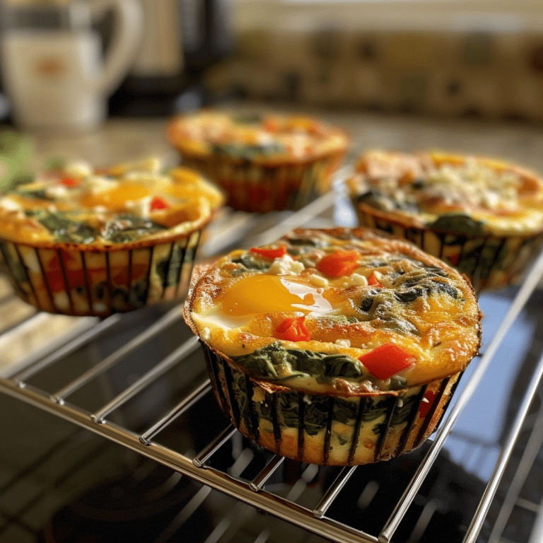 Spinach Feta Egg Muffins: A Healthy Breakfast Solution