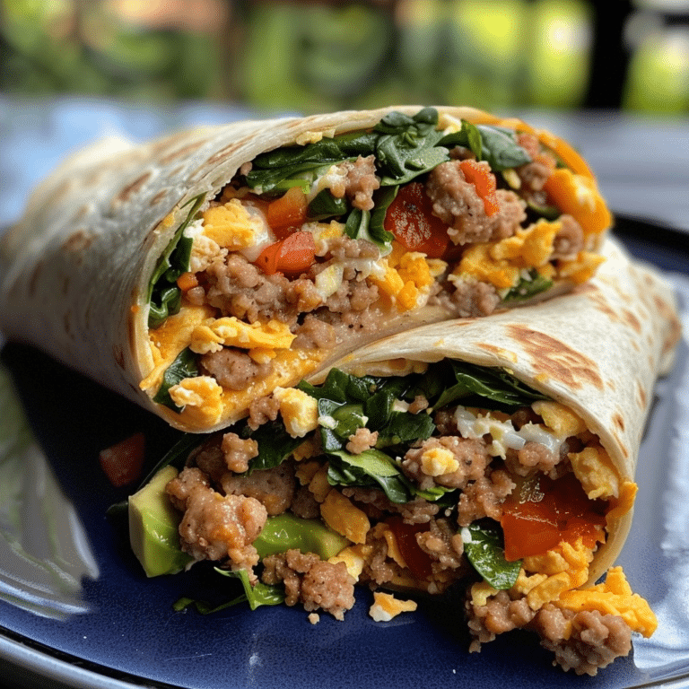 Turkey Breakfast Burrito Recipe for Energized Mornings