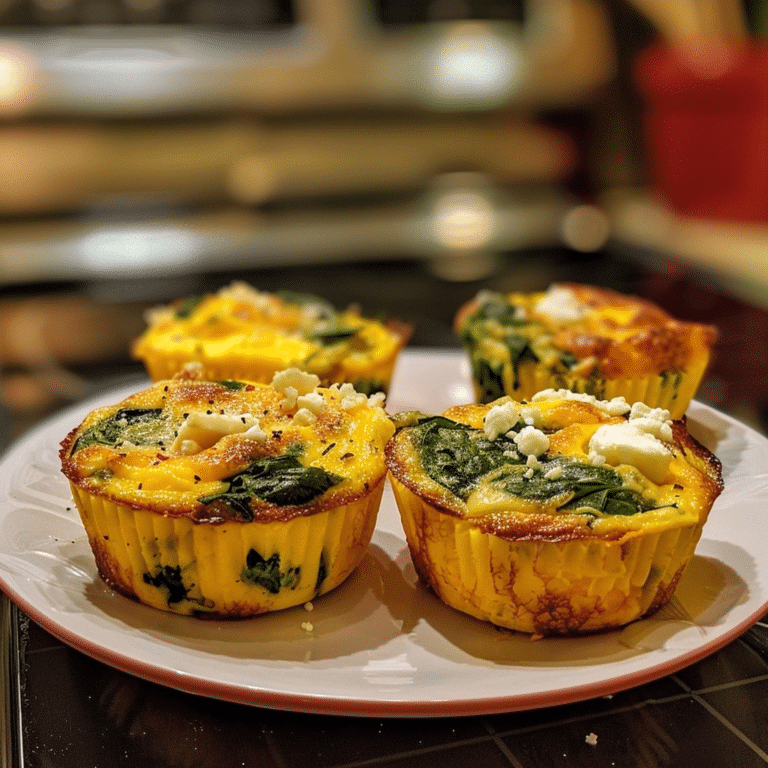 Spinach Feta Egg Muffins: A Healthy Breakfast Solution