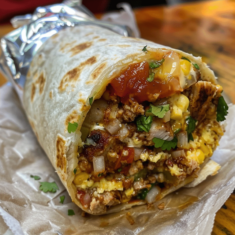 Turkey Breakfast Burrito Recipe for High-Protein Mornings