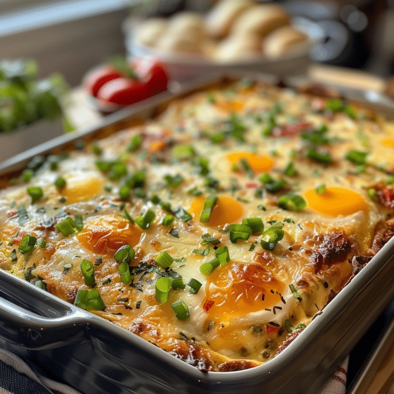 Breakfast Egg Bake: The Ultimate Easy Brunch Recipe