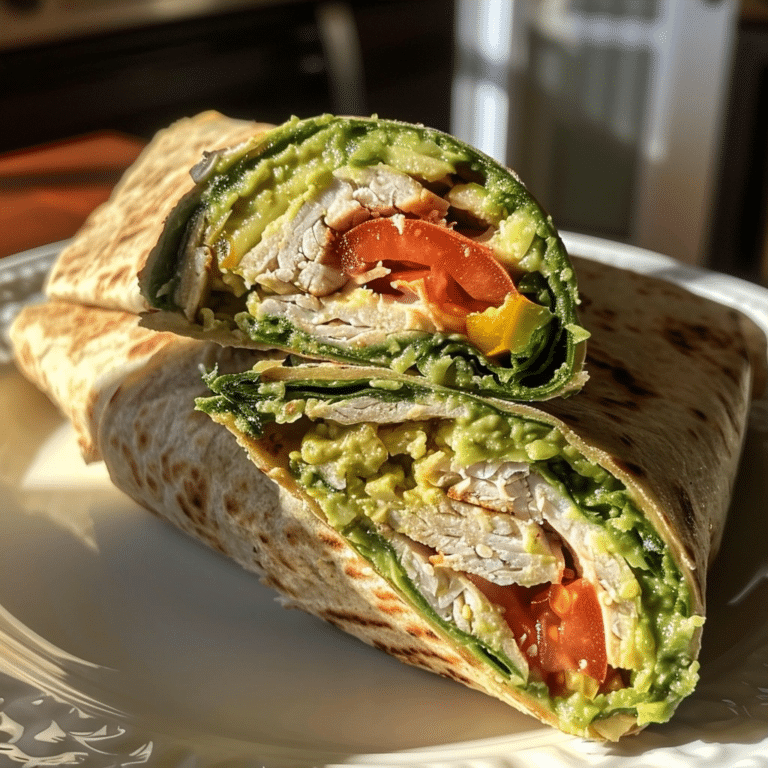 Turkey Avocado Wrap: A Fresh and Healthy Lunch Recipe