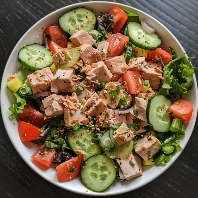 Tuna Protein Salad: A Healthy and High-Protein Recipe