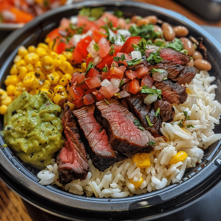 Steak Burrito Bowl: A Balanced and Flavor-Packed Recipe