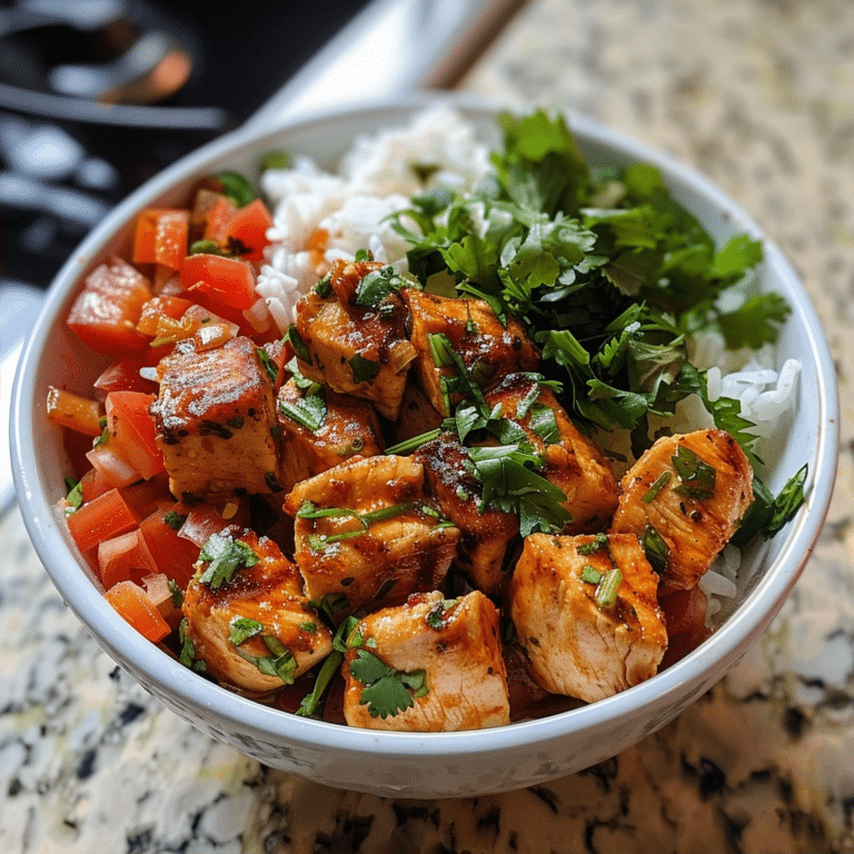 Cottage Cheese Chicken Bowl: High Protein Meal
