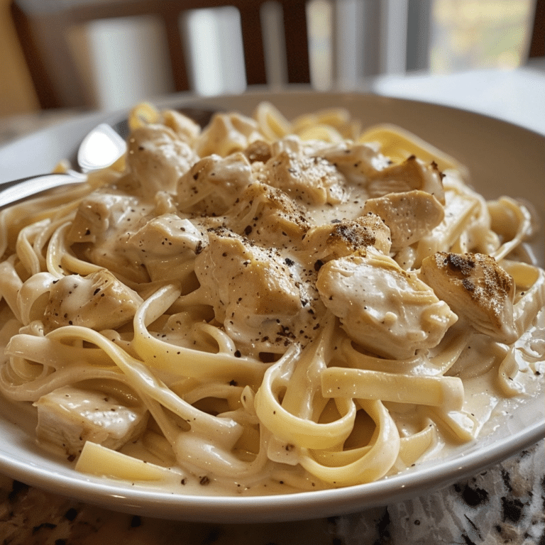 High Protein Chicken Alfredo Recipe for Muscle Building