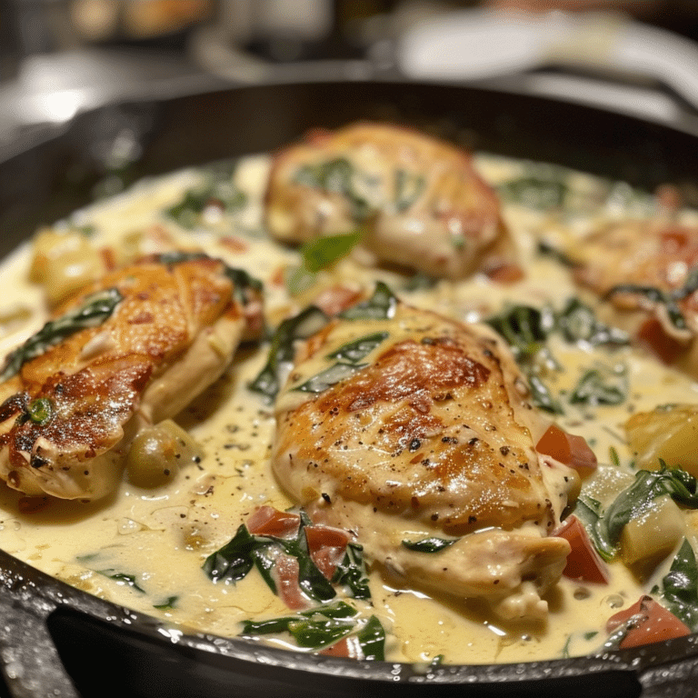 Creamy Tuscan Chicken: A Classic Italian-Inspired Recipe