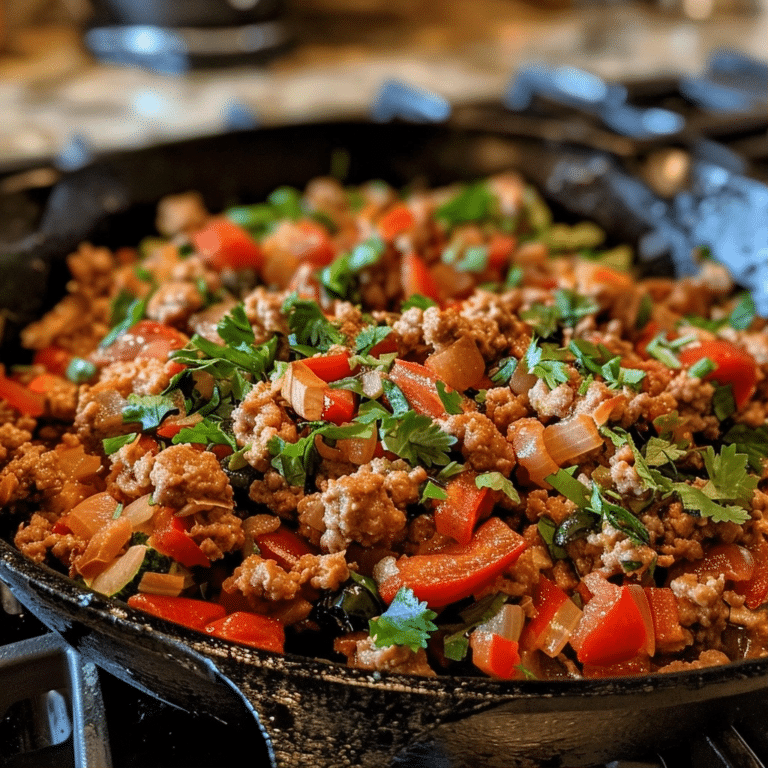 Ground Turkey Skillet: A Quick and Healthy Weeknight Meal
