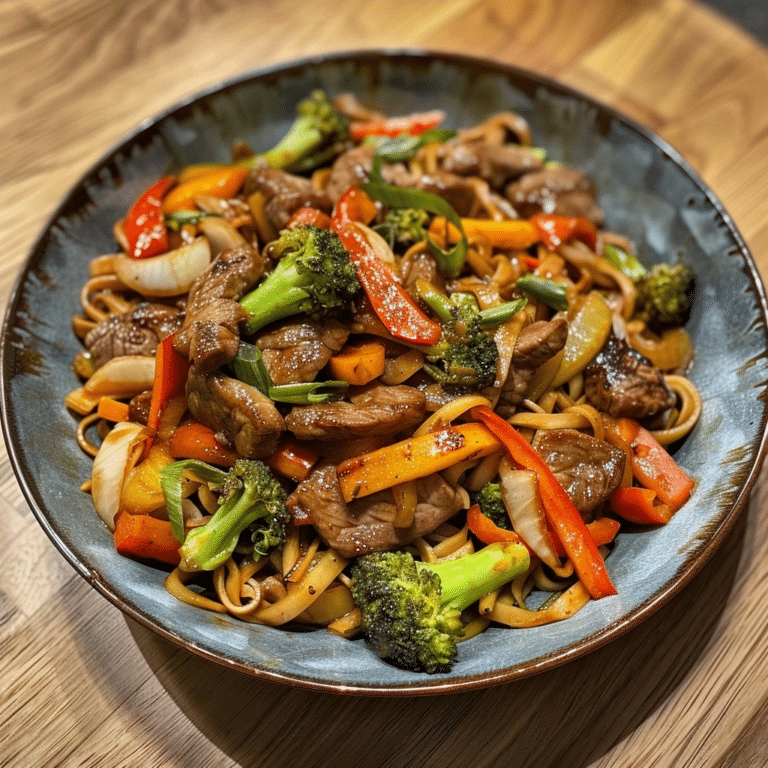 Healthy Beef Stir Fry: A Nutritious Weeknight Delight