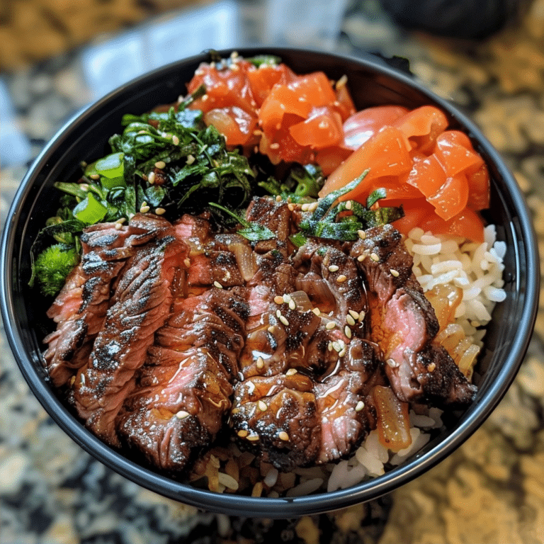 Steak Rice Bowl Recipe: The Ultimate Savory Weeknight Meal