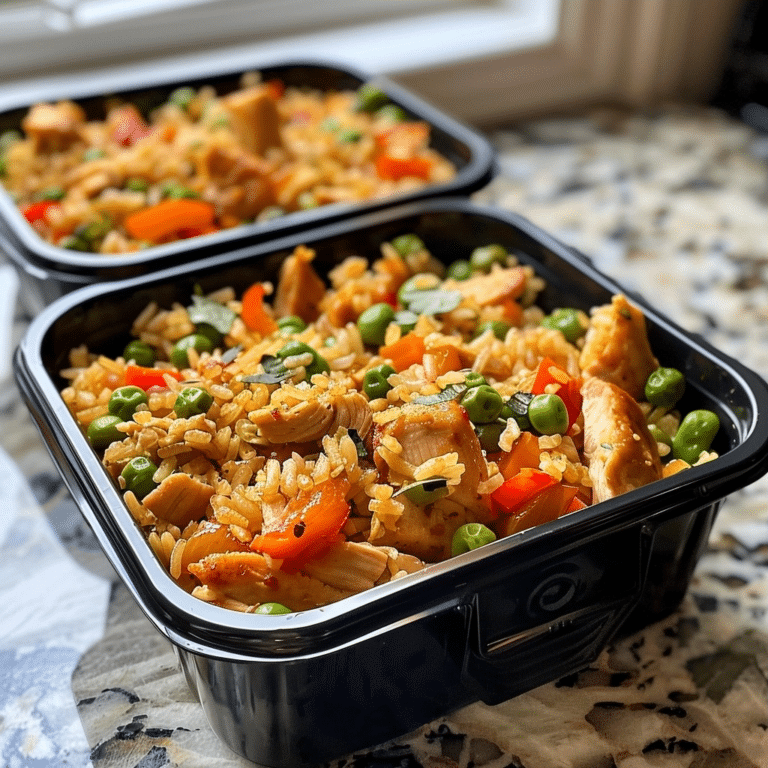 Chicken Fried Rice Meal Prep for Easy Weeknight Dinners