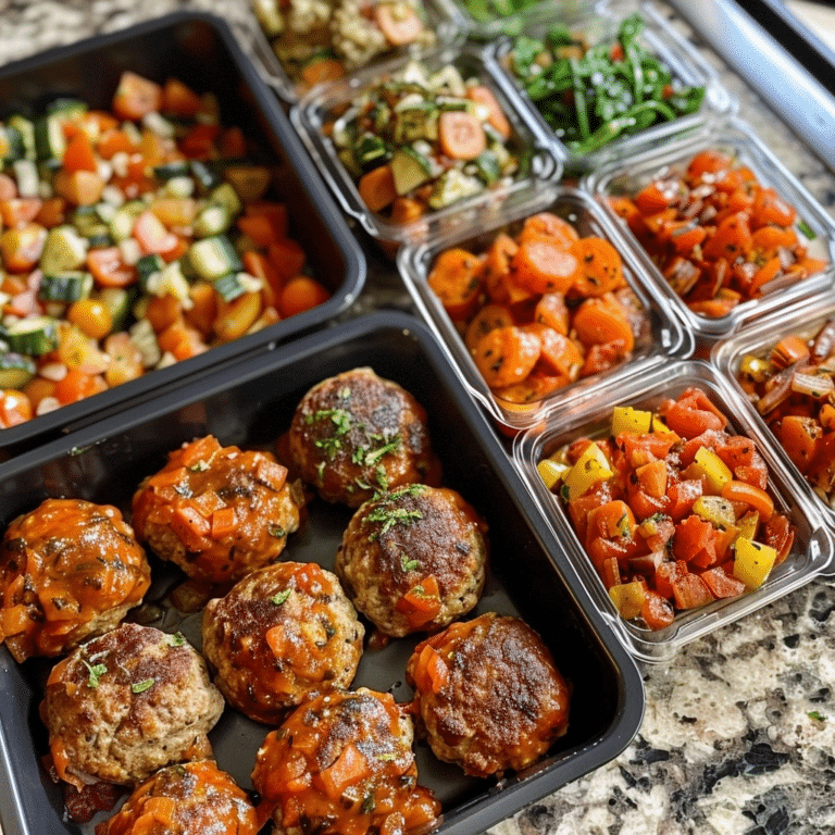Turkey Meatball Meal Prep: A Simple & Healthy Guide