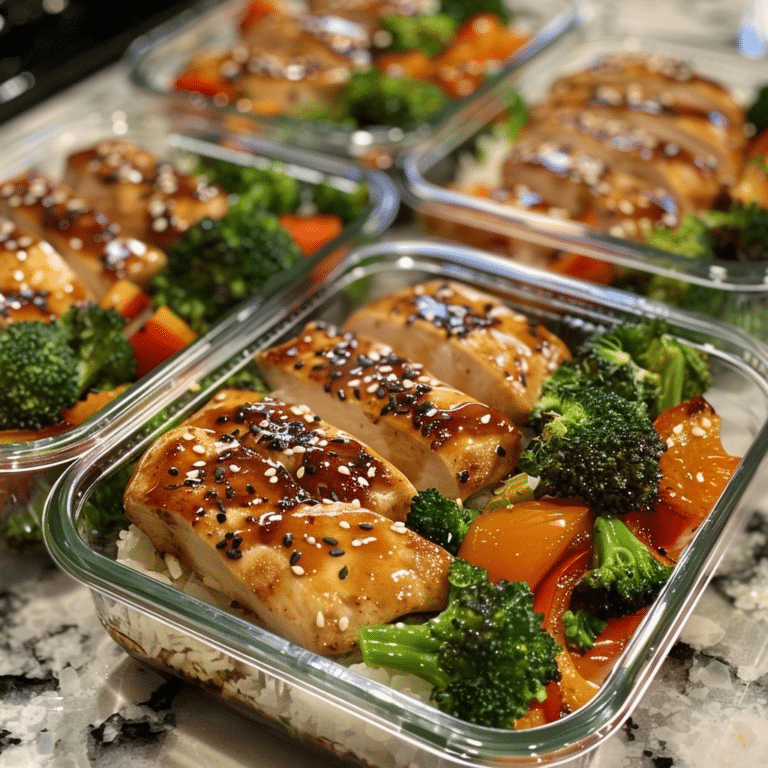 Teriyaki Chicken Meal Prep: A Simple Healthy Recipe