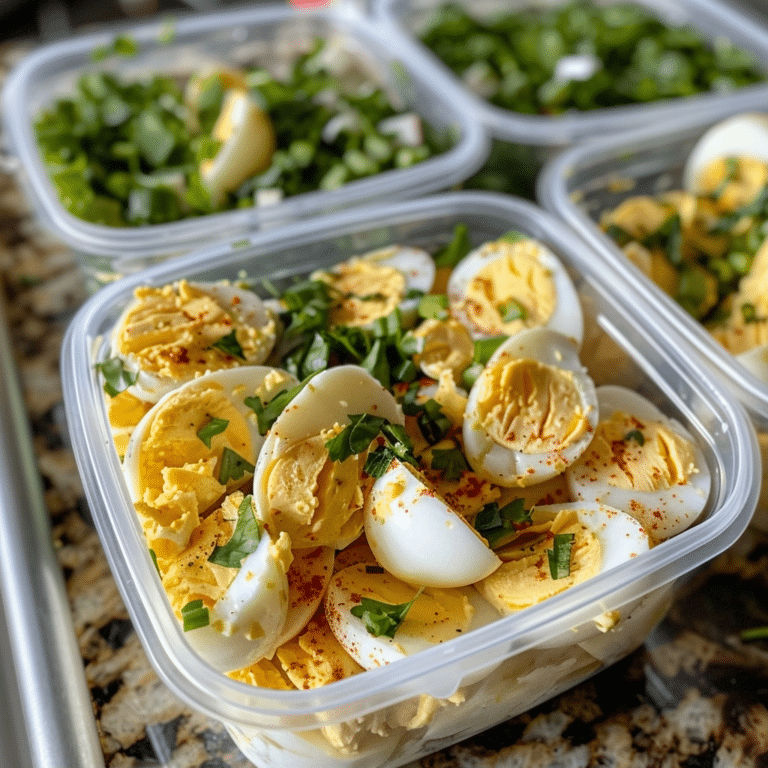 Egg Salad Meal Prep: A High-Protein Lunch Solution