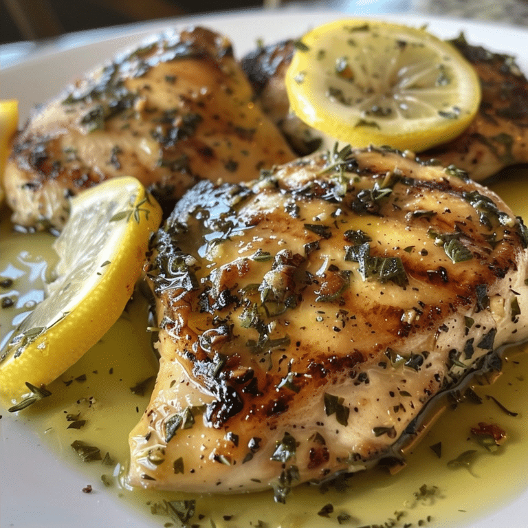 Lemon Herb Chicken: An Easy Citrus Garlic Recipe