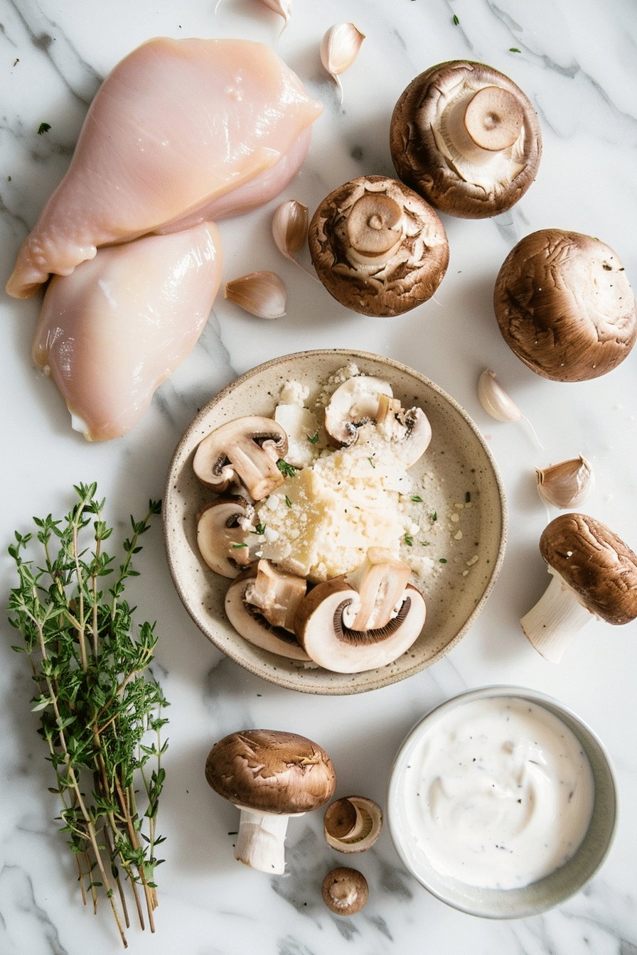 Creamy Mushroom Chicken: A Simple Weeknight Comfort Dish 5 image 1786049900383