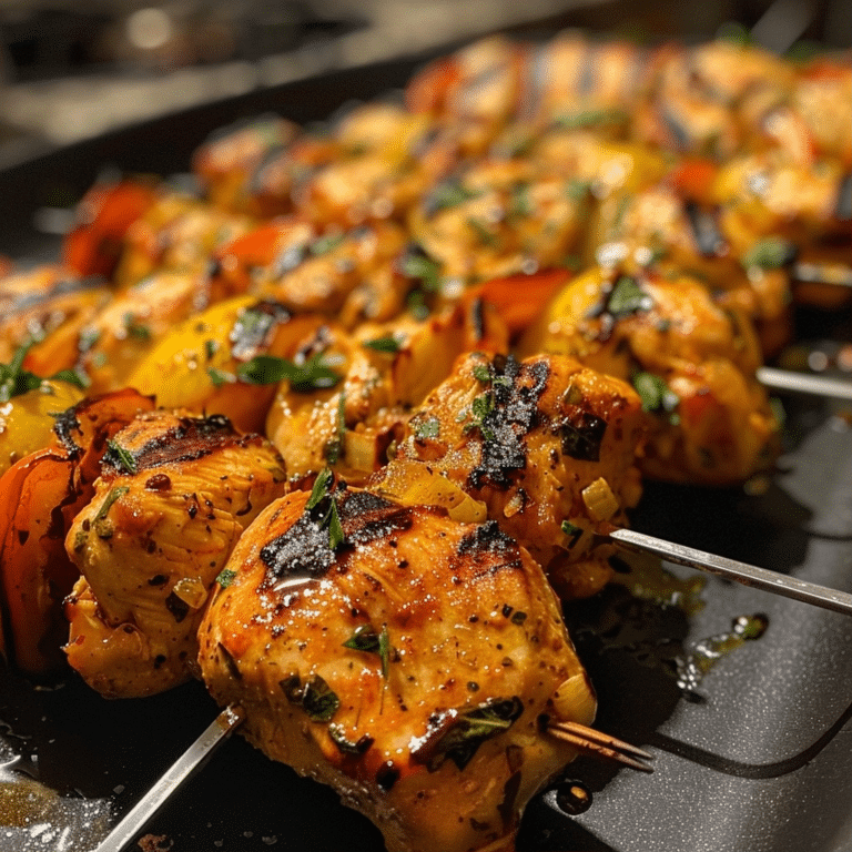 Greek Chicken Skewers: Authentic Mediterranean Recipe