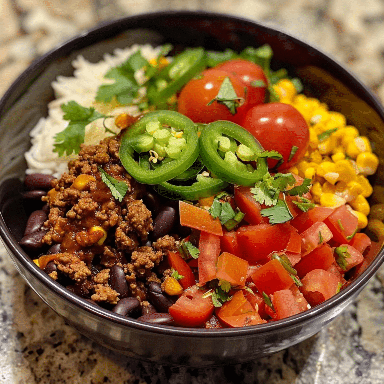 High Protein Beef Taco Bowls: A Nutritious Power Meal