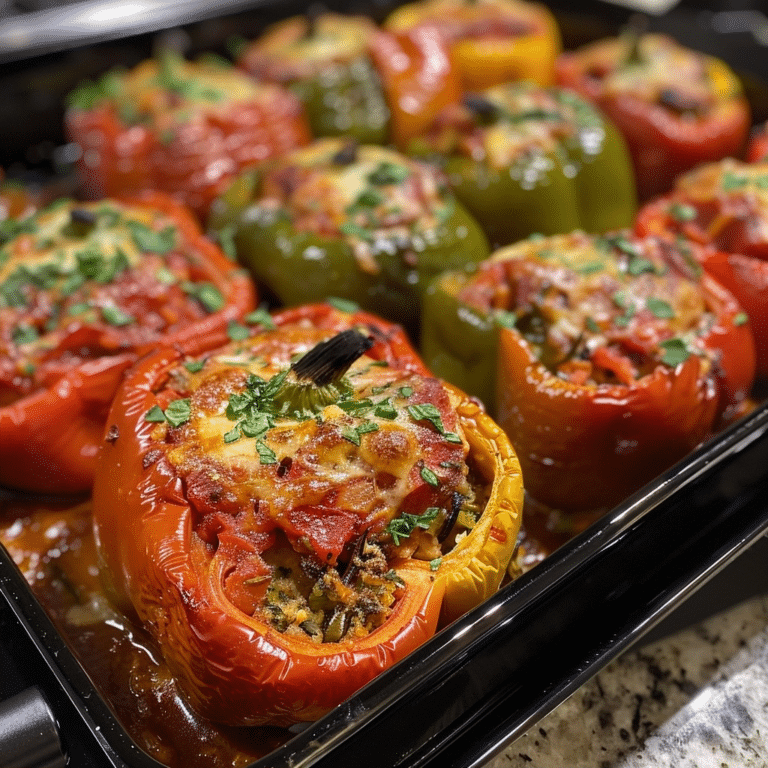 Stuffed Peppers Recipe: Classic Lean Beef and Rice