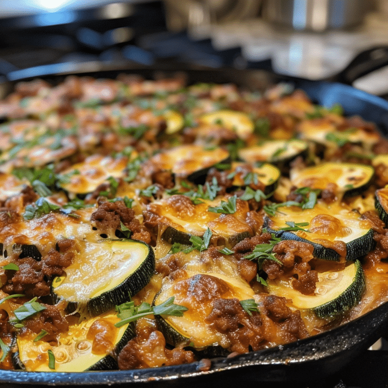 Ground Beef Zucchini Bake: A Healthy Comfort Meal