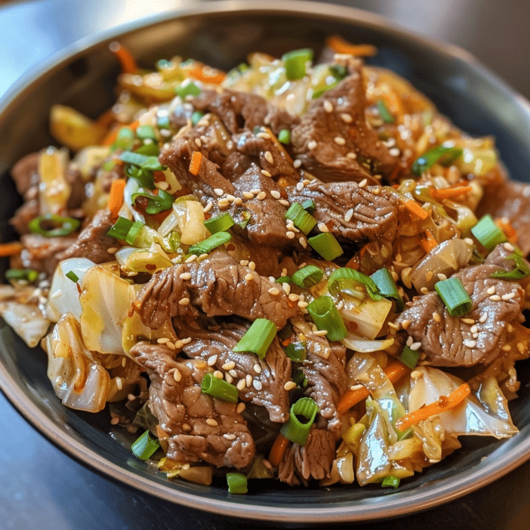 Beef Cabbage Stir Fry: A Quick and Healthy Dinner