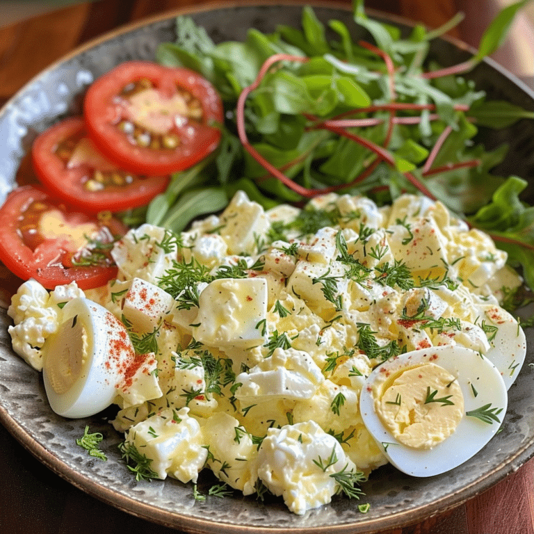 Cottage Cheese Egg Salad Recipe for High Protein Lunch