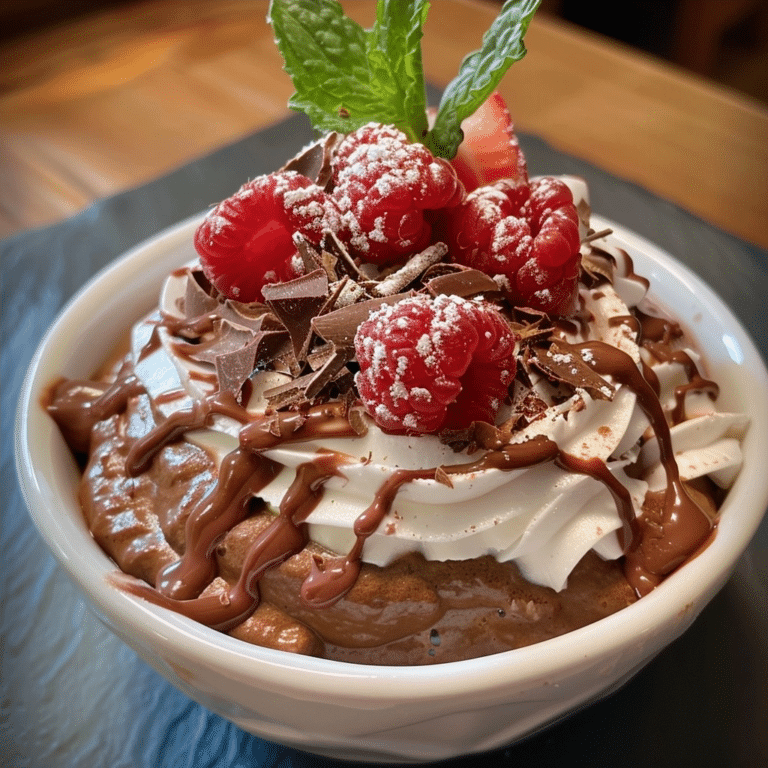Chocolate Cottage Cheese Pudding: A Protein-Rich Treat
