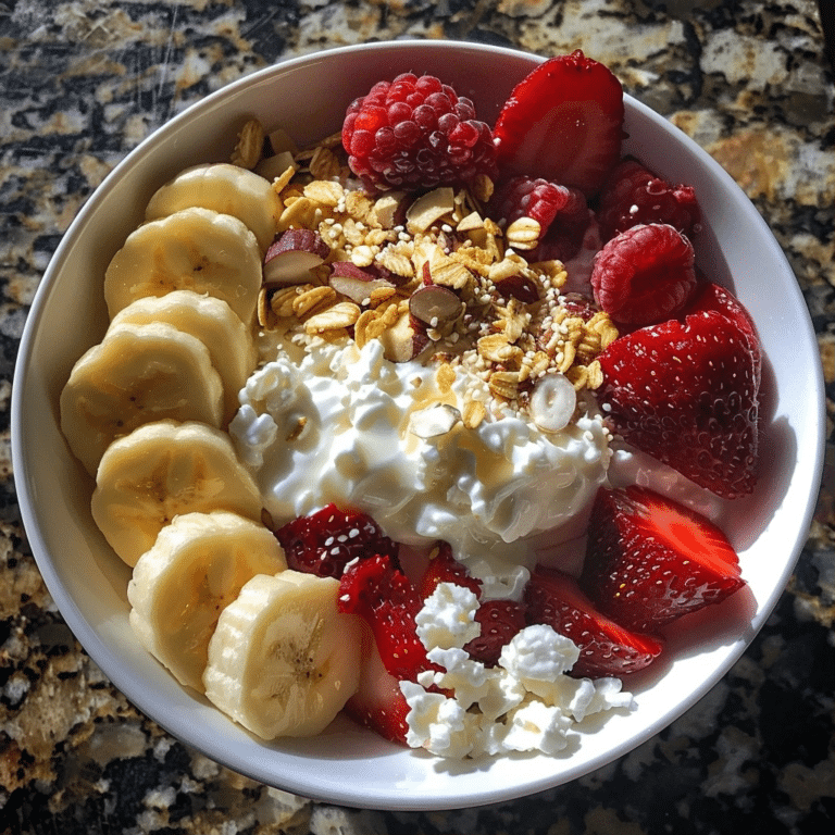 Cottage Cheese Breakfast Bowl: High Protein Morning Fuel