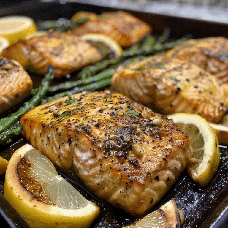 One Pan Lemon Salmon: An Easy Weeknight Dinner