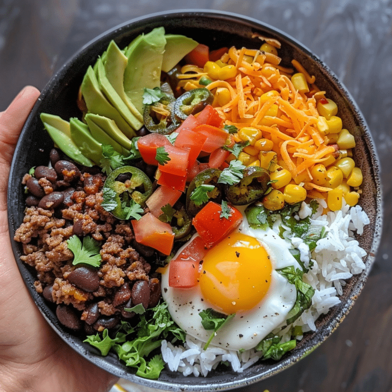 One Pot Beef Burrito Bowl: Simple Weeknight Comfort