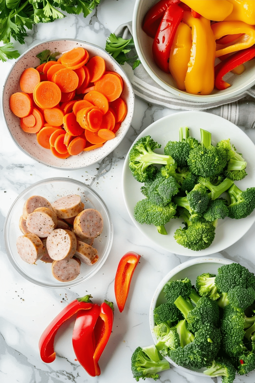 One Pan Chicken Sausage Veggies: A Quick Healthy Meal 5 image 1786054022659