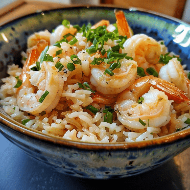 One Pot Garlic Shrimp Rice Recipe: Simple & Savory