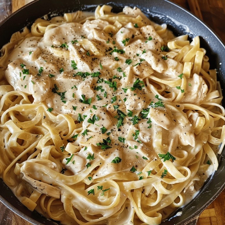 One Pot Chicken Alfredo: A High-Protein Creamy Masterpiece