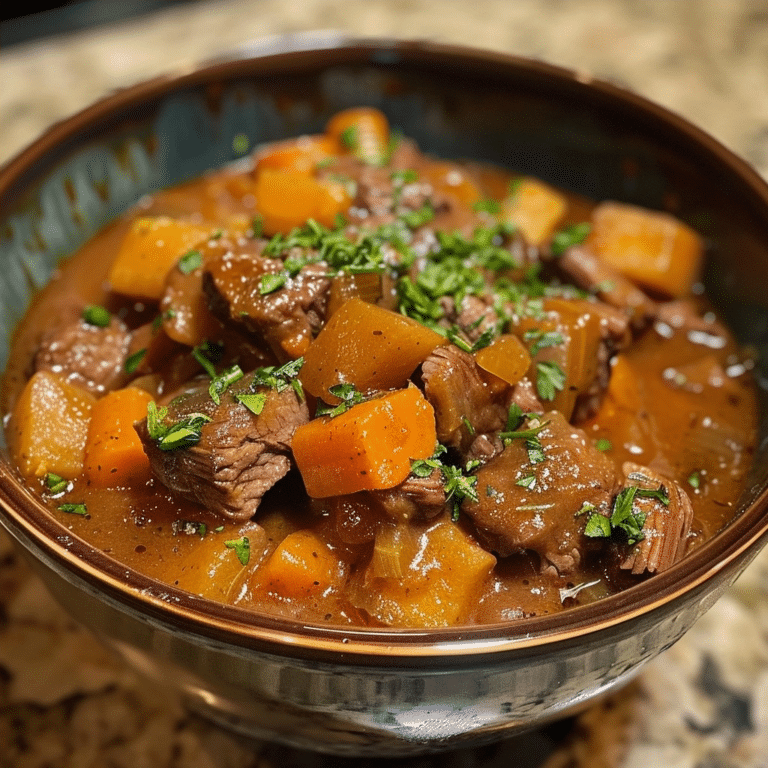 Slow Cooker Beef Stew: A Rich and Hearty Comfort Meal