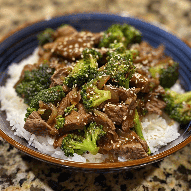 Slow Cooker Beef Broccoli: Easy Tender Homemade Recipe