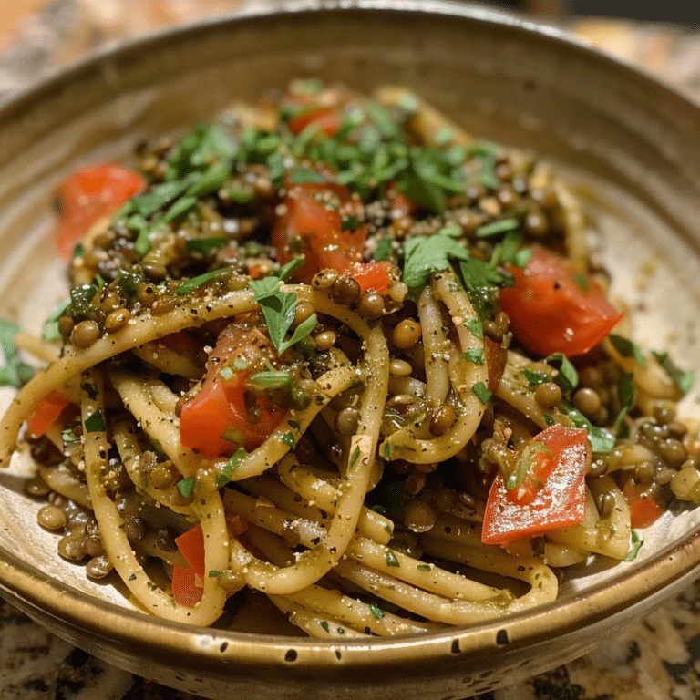 Lentil Protein Pasta: A Nutritious and Filling Recipe