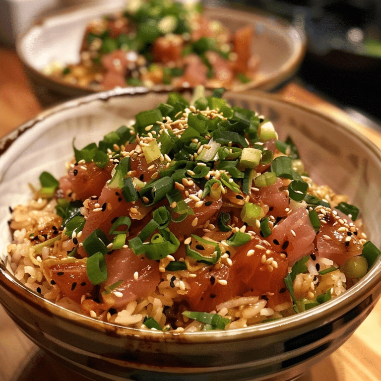 Tuna Rice Bowls: A Fresh and Healthy Meal Idea