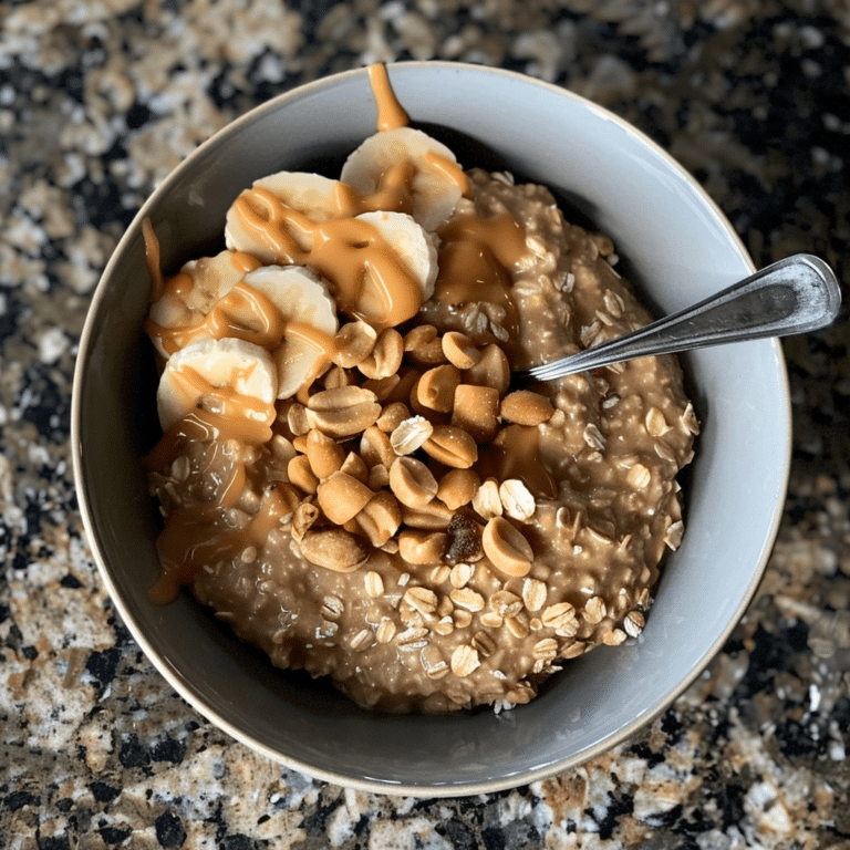 Protein Peanut Butter Oatmeal: A High-Protein Breakfast