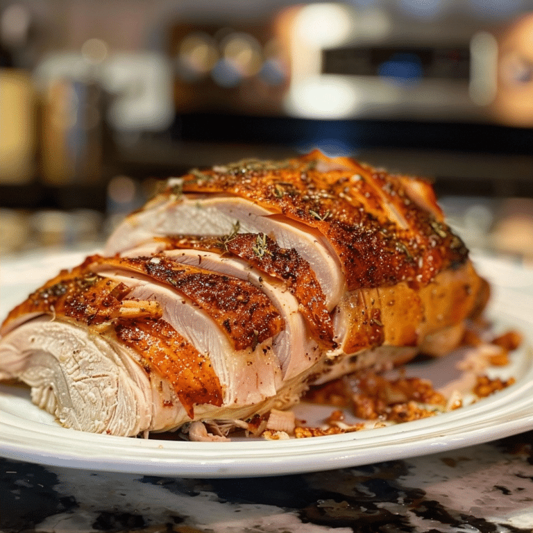 Healthy Thanksgiving Turkey Breast: A Simple Roast