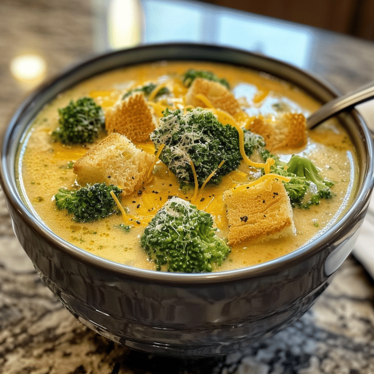 Protein Broccoli Cheddar Soup: A Healthy Comfort Meal
